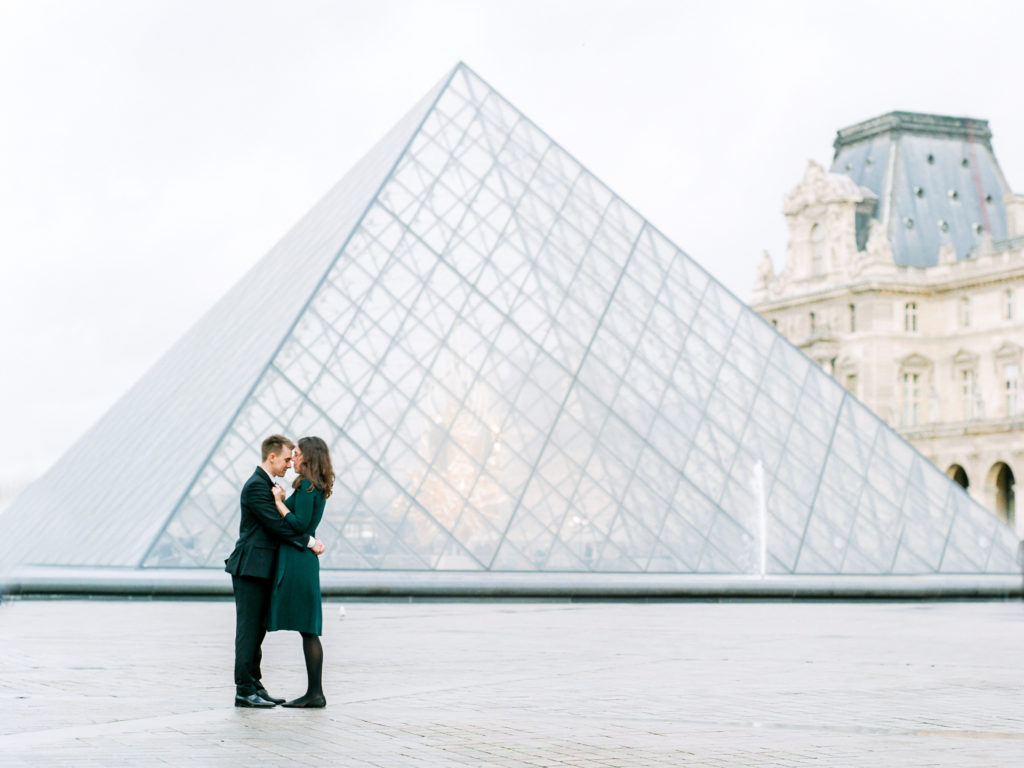 Engagement Session at the Louvre in Paris, France - Manda Weaver Photography - Engagement Session Ideas